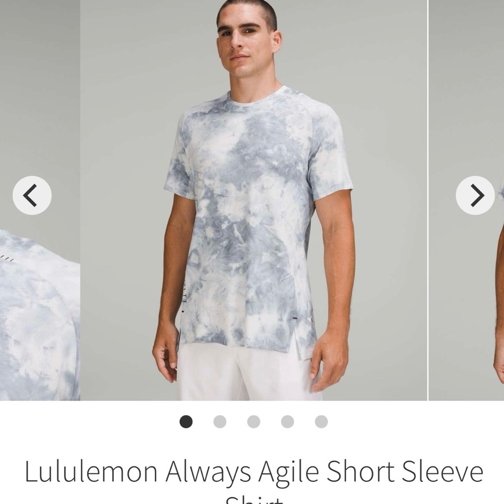 Lululemon Men’s short sleeve shirt—XS